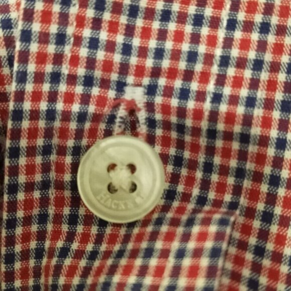 HACKETT - Red and Blue checkered shirt - Sz. L - 16 - Picture 7 of 8